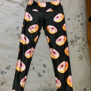 Gold sheep Donut leggings